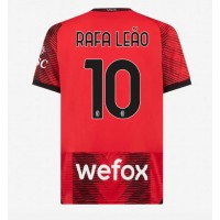 Dres AC Milan Rafael Leao #10 Domáci 2023-24 Krátky Rukáv